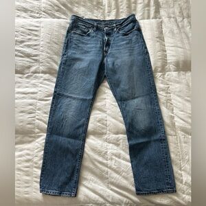 Levi's 501 Blue Straight Jeans Classic Denim